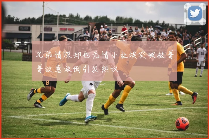 兄弟情深却也无情小杜埃突破被哥哥故意放倒引发热议